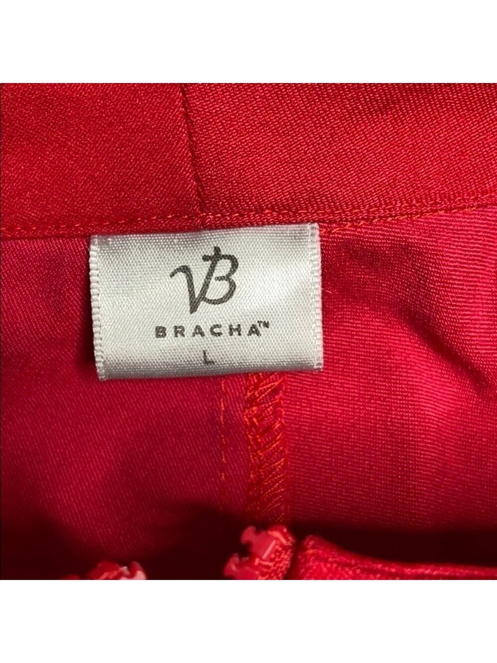 BRACHA - Red Front Zip Jacket - Picture 3 of 8